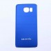 Samsung Galaxy S6 - Brushed Aluminium Battery Cover Housing Replacement Back Cover - Blue